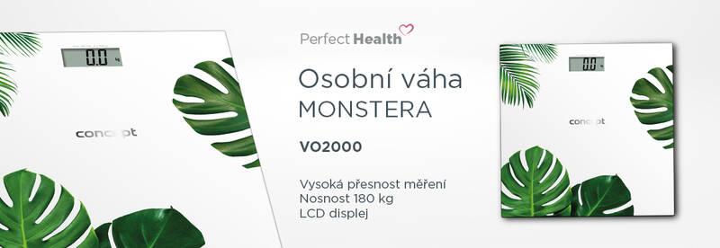 Osobní váha Concept Perfect Health VO2000 MONSTERA 